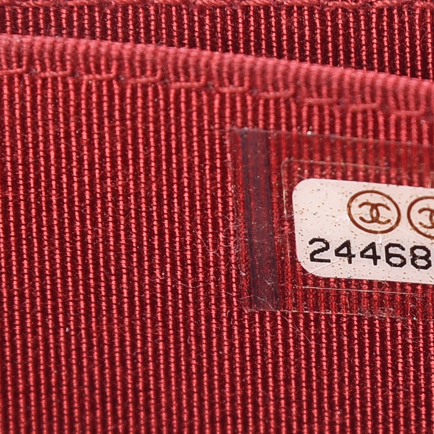 Chanel Caviar Quilted Zip Coin Purse Dark Red 7 of 10