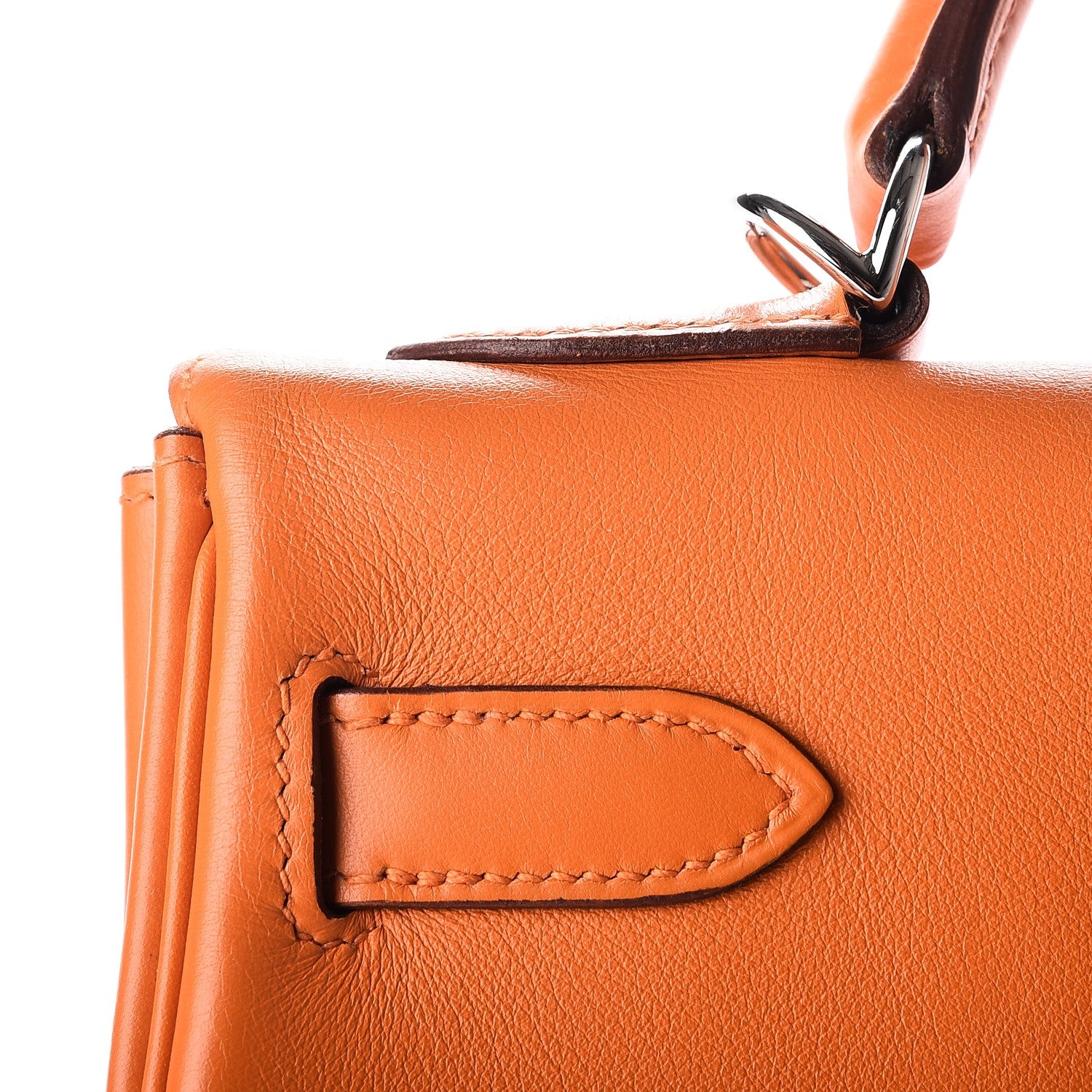 Hermes Swift Kelly Retourne 32 Orange 11 of 32