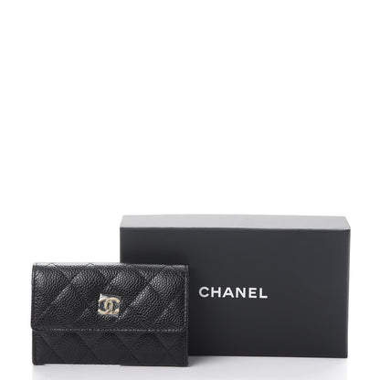 Chanel Caviar Quilted Flap Card Holder Black 11 of 11