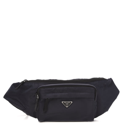 Prada Tessuto Nylon Montagna Belt Bag Blue 1 of 8