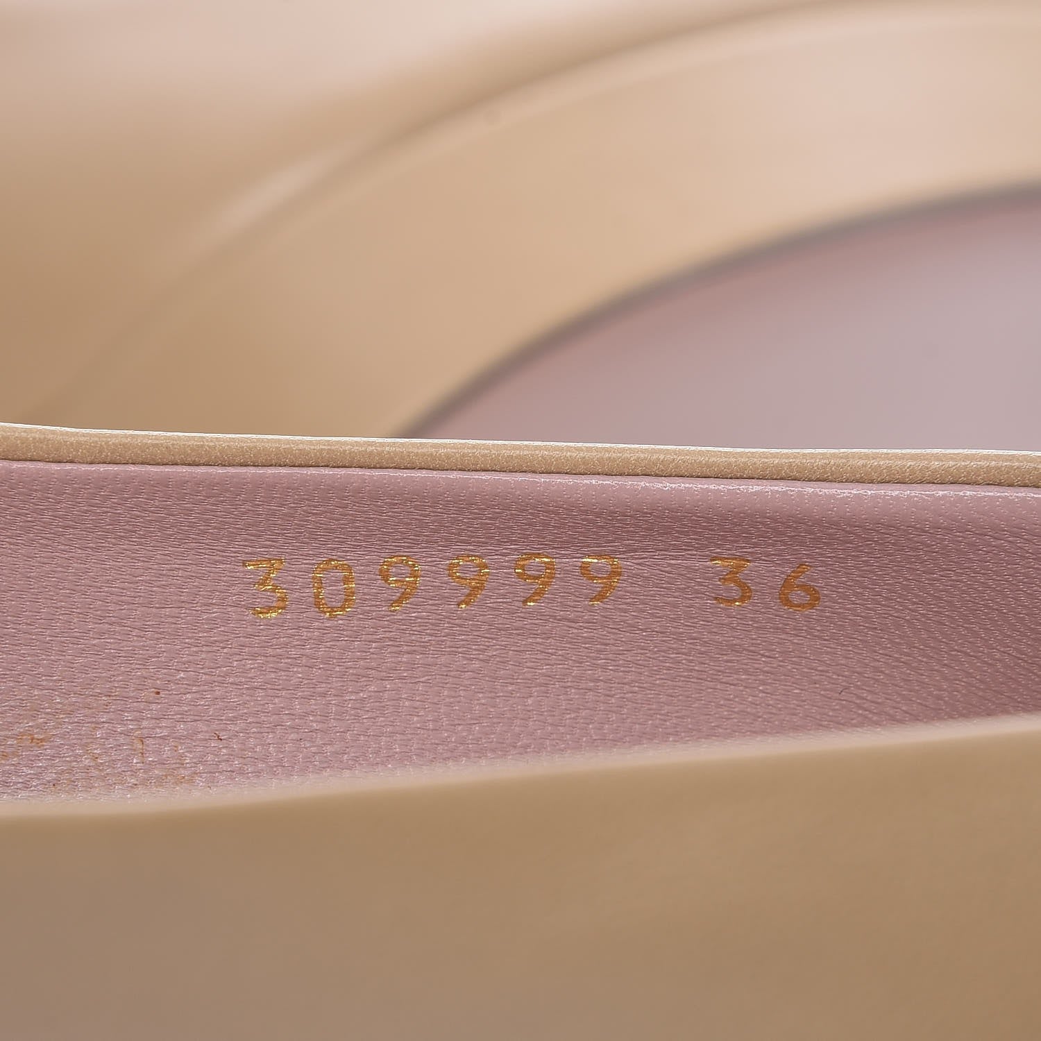 Gucci Nappa Betty Platform High Heel Pumps 36 Cream 12 of 14