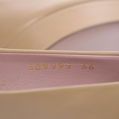 Gucci Nappa Betty Platform High Heel Pumps 36 Cream 12 of 14