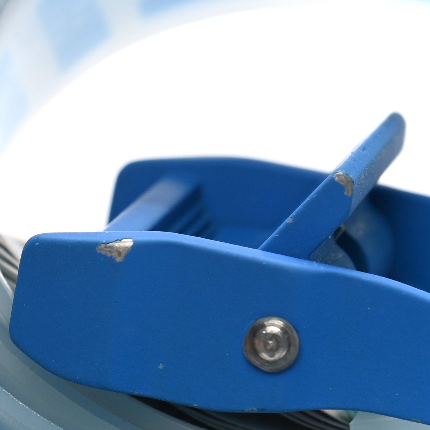 Off-White Rubber Industrial Belt Blue 5 of 6