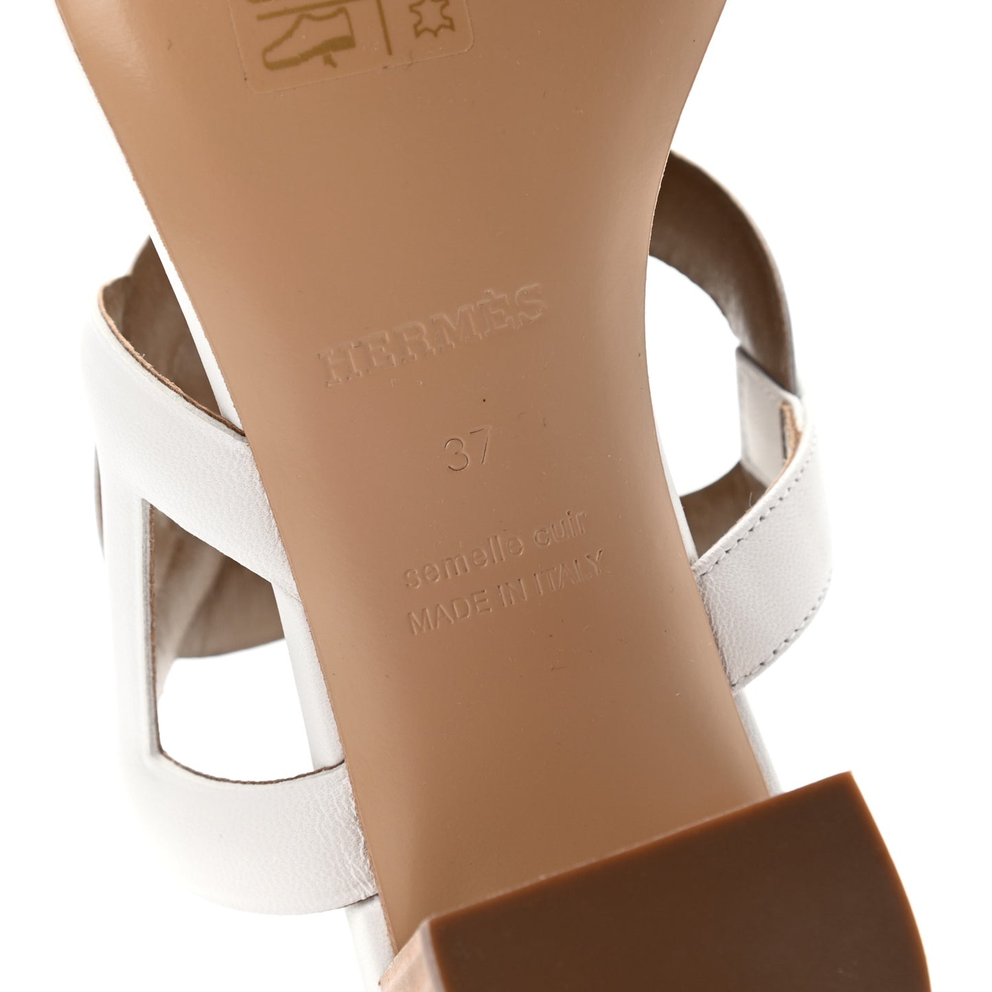 Nappa Bikini Sandals 37 White