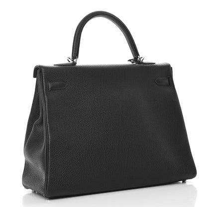 Hermes Togo Kelly Retourne 35 Black 4 of 32