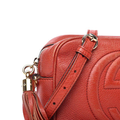 Gucci Pebbled Calfskin Small Soho Disco Bag Tabasco Red 12 of 12