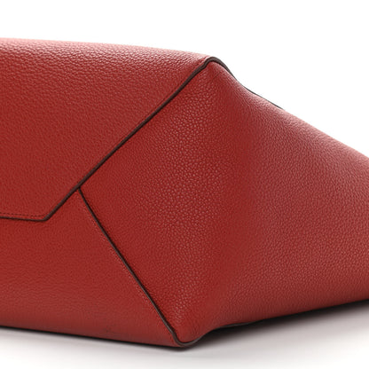 Celine Soft Grained Calfskin Small Belt Cabas Fox Red 9 of 10