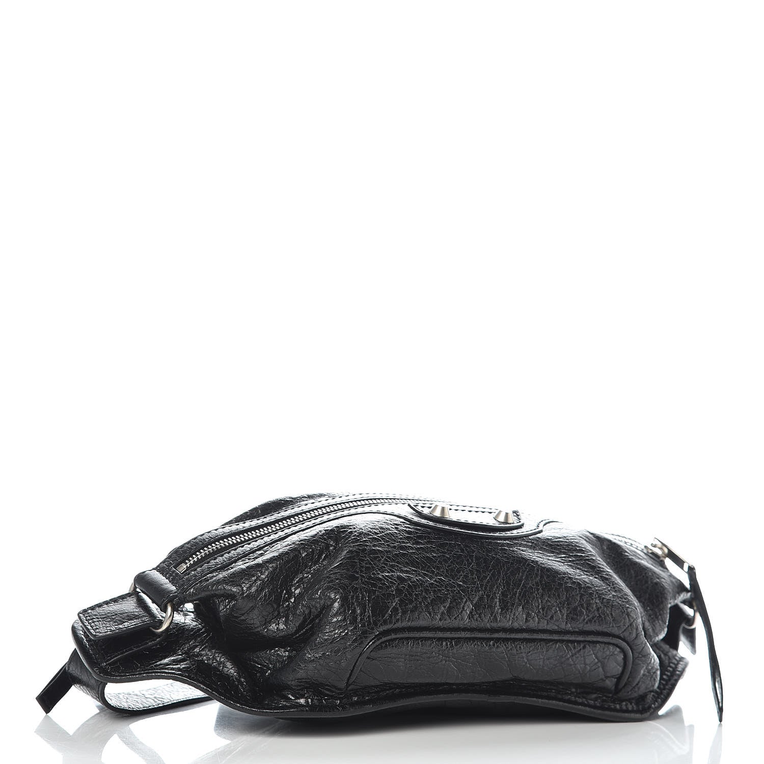 Balenciaga Lambskin Classic Hardware Neo Lift Hip Bag Black 4 of 10