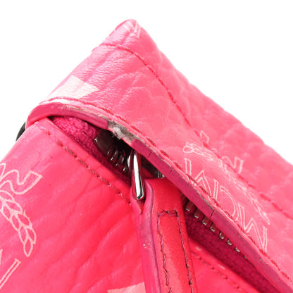MCM Visetos Mini Crossbody Neon Pink 9 of 12