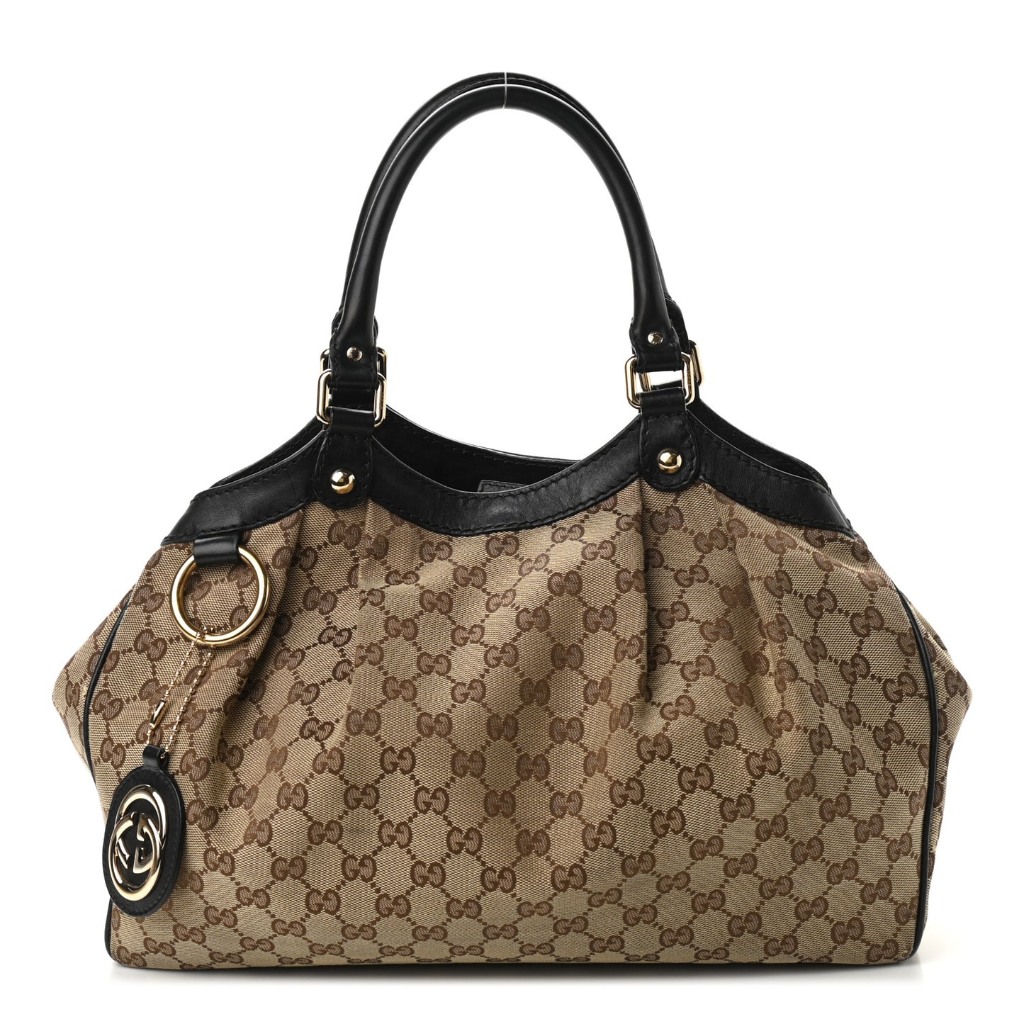 Monogram Medium Sukey Tote Dark Brown