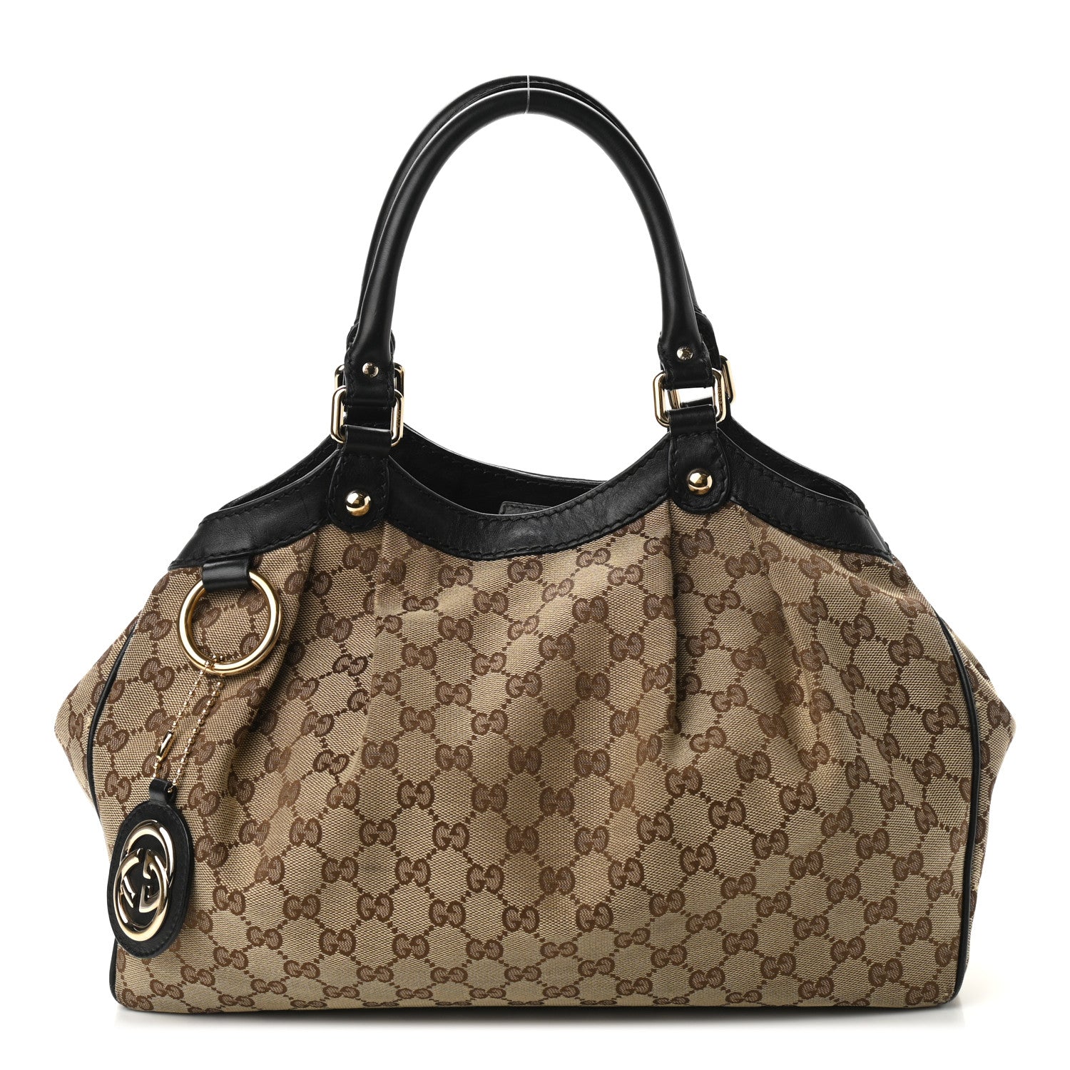 Gucci Monogram Medium Sukey Tote Dark Brown 1 of 16