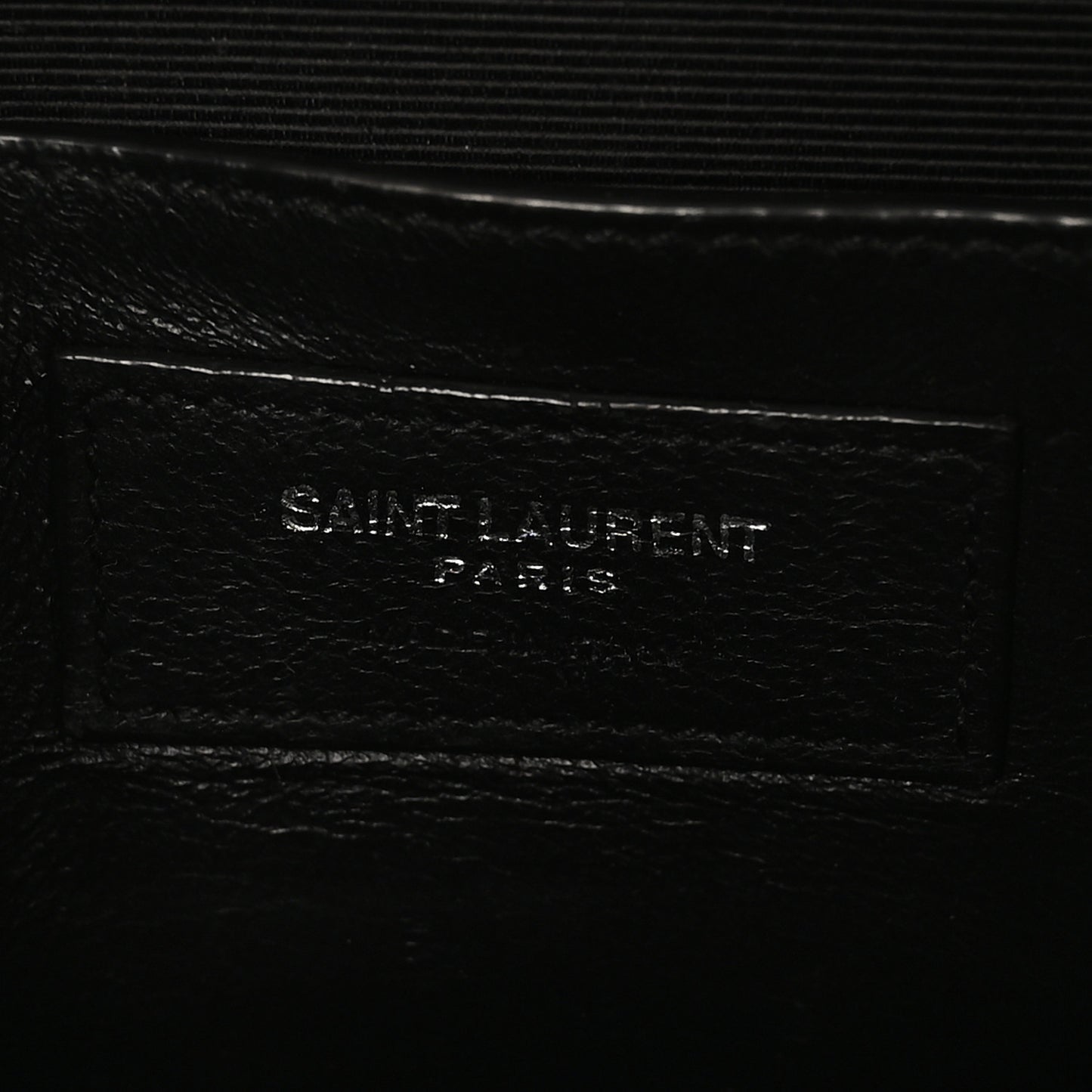 Grain De Poudre Textured Mixed Matelasse Triquilt Small Monogram Satchel Black