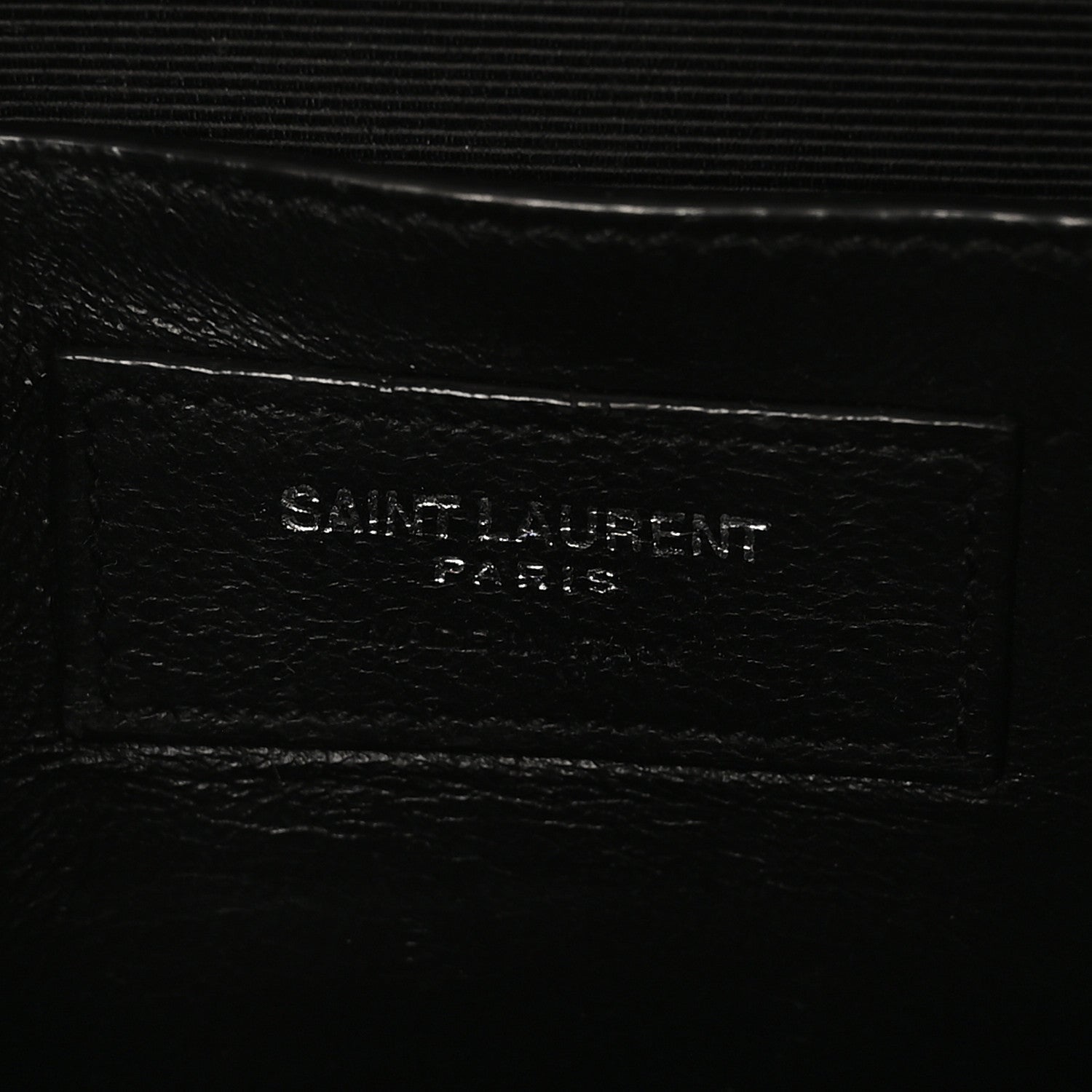 Saint Laurent Grain De Poudre Textured Mixed Matelasse Triquilt Small Monogram Satchel Black 6 of 11