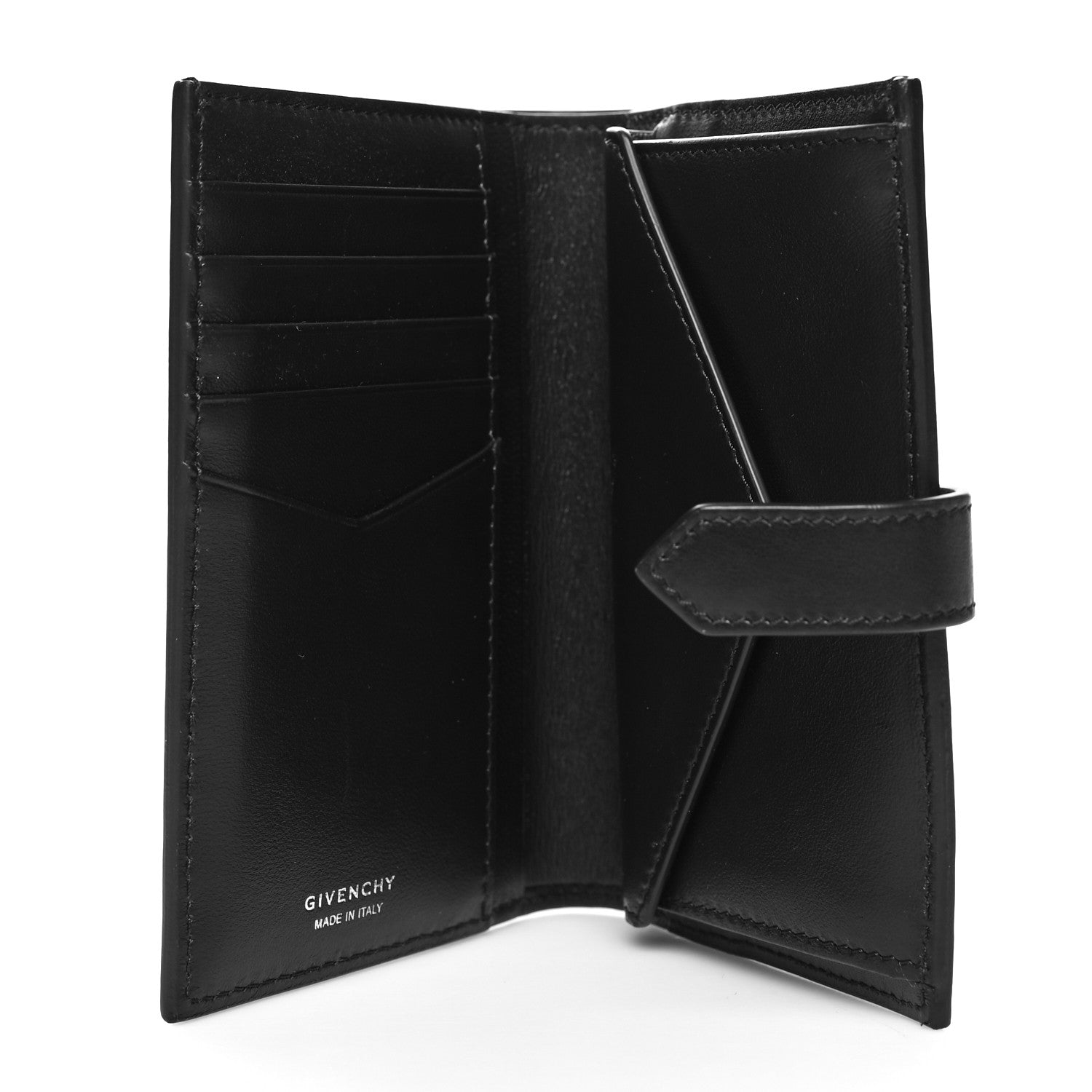 Givenchy Calfskin 4G Embossed G-Essentials Bifold Wallet Black 5 of 12