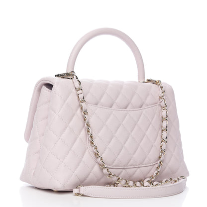 Chanel Caviar Quilted Small Coco Handle Flap Lilas Lilac 2 of 10