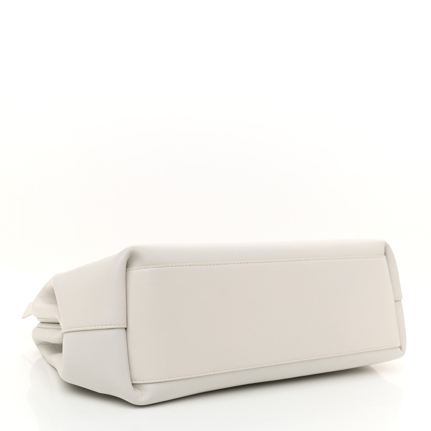 Bottega Veneta Calfskin Large The Point Triangle Bag Chalk 4 of 7