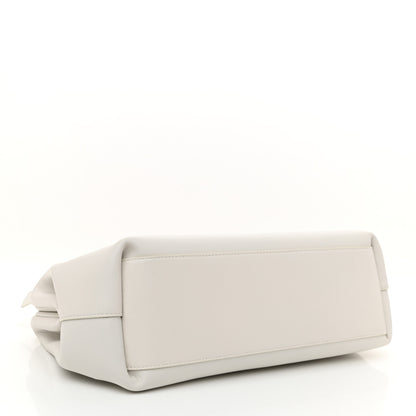 Bottega Veneta Calfskin Large The Point Triangle Bag Chalk 4 of 7