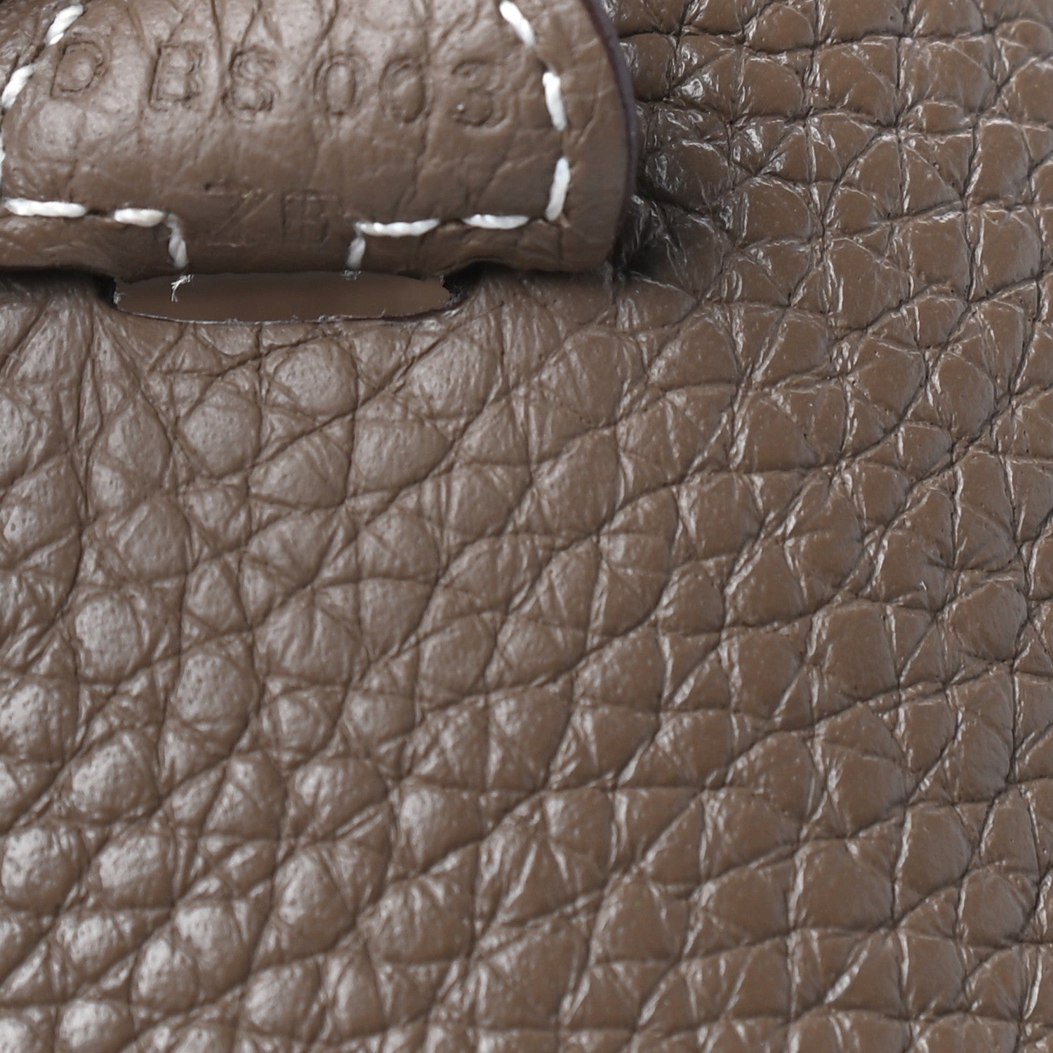 Hermes Taurillon Clemence Amazone Evelyne TPM Etoupe Bleu Indigo 7 of 10