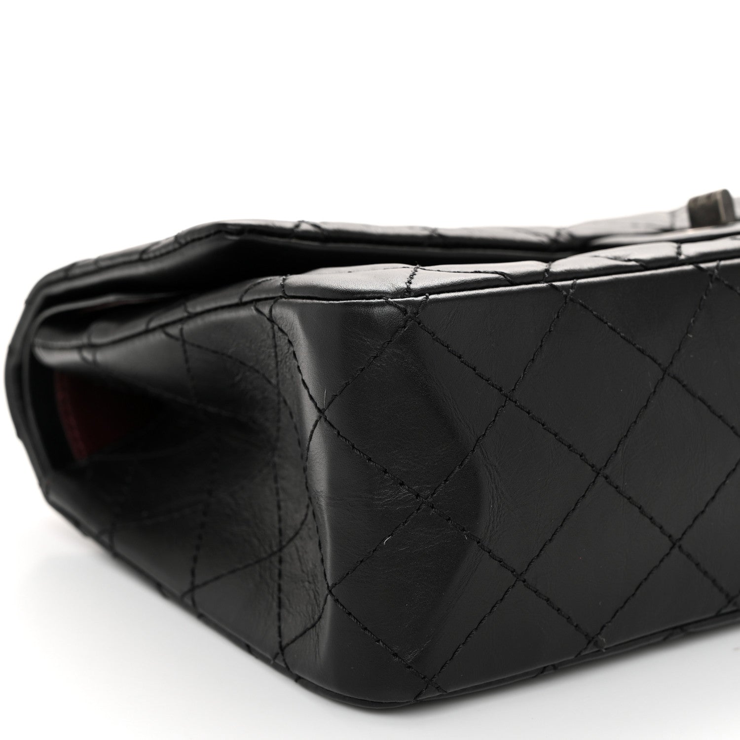 Chanel Aged Calfskin Quilted 2.55 Reissue 226 Flap Black 9 of 12