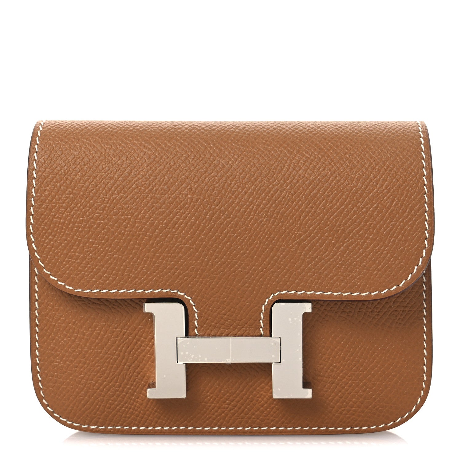 Hermes Epsom Constance Slim Wallet Gold 1 of 10