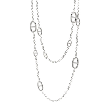 Hermes Sterling Silver Farandole Necklace 120 1 of 5