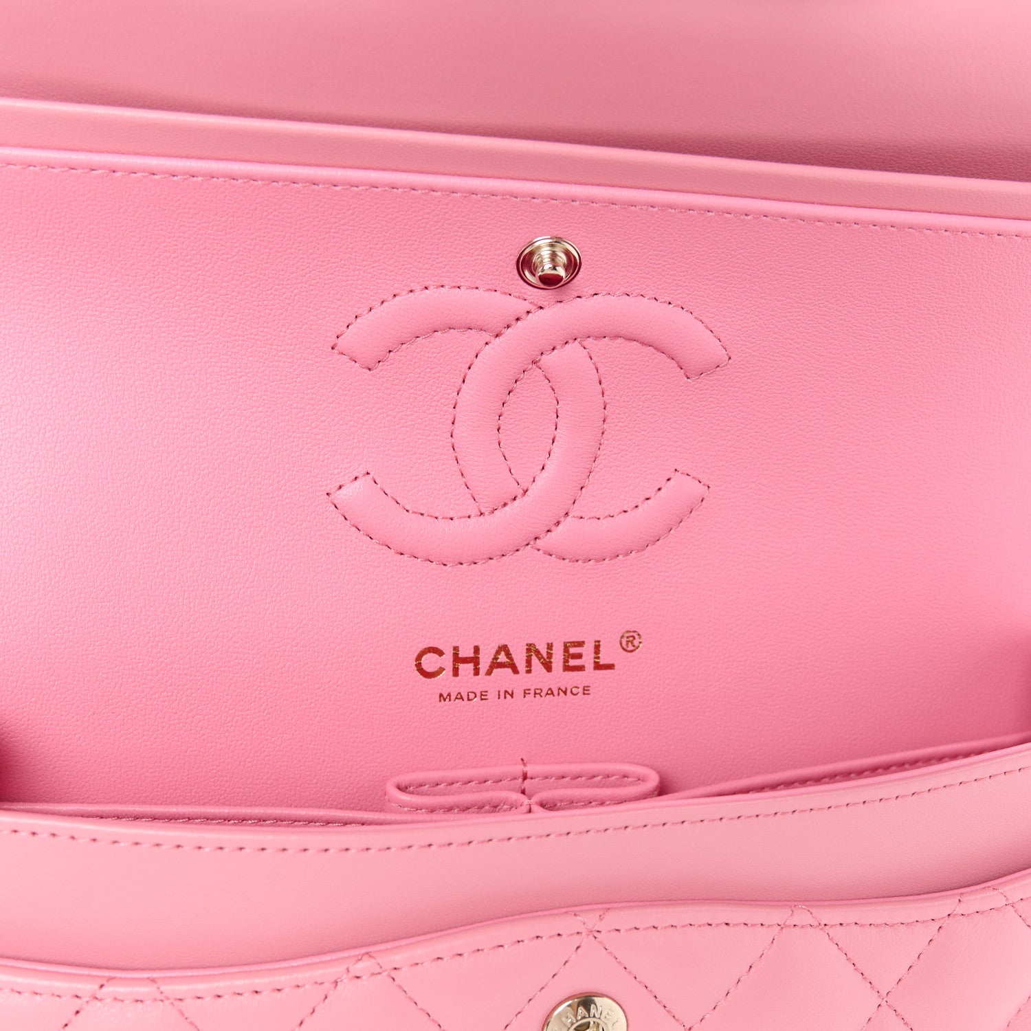 Chanel Lambskin Quilted Small Double Flap Pink 6 of 11