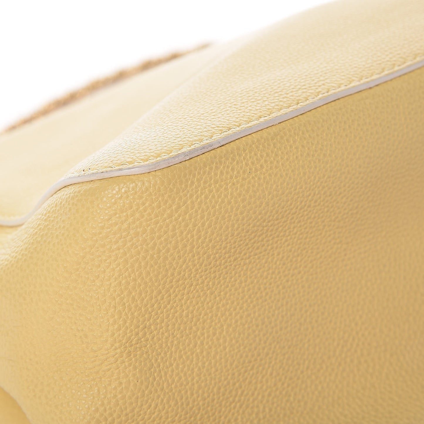 Goatskin Medium Elsie Shoulder Bag Sunlight