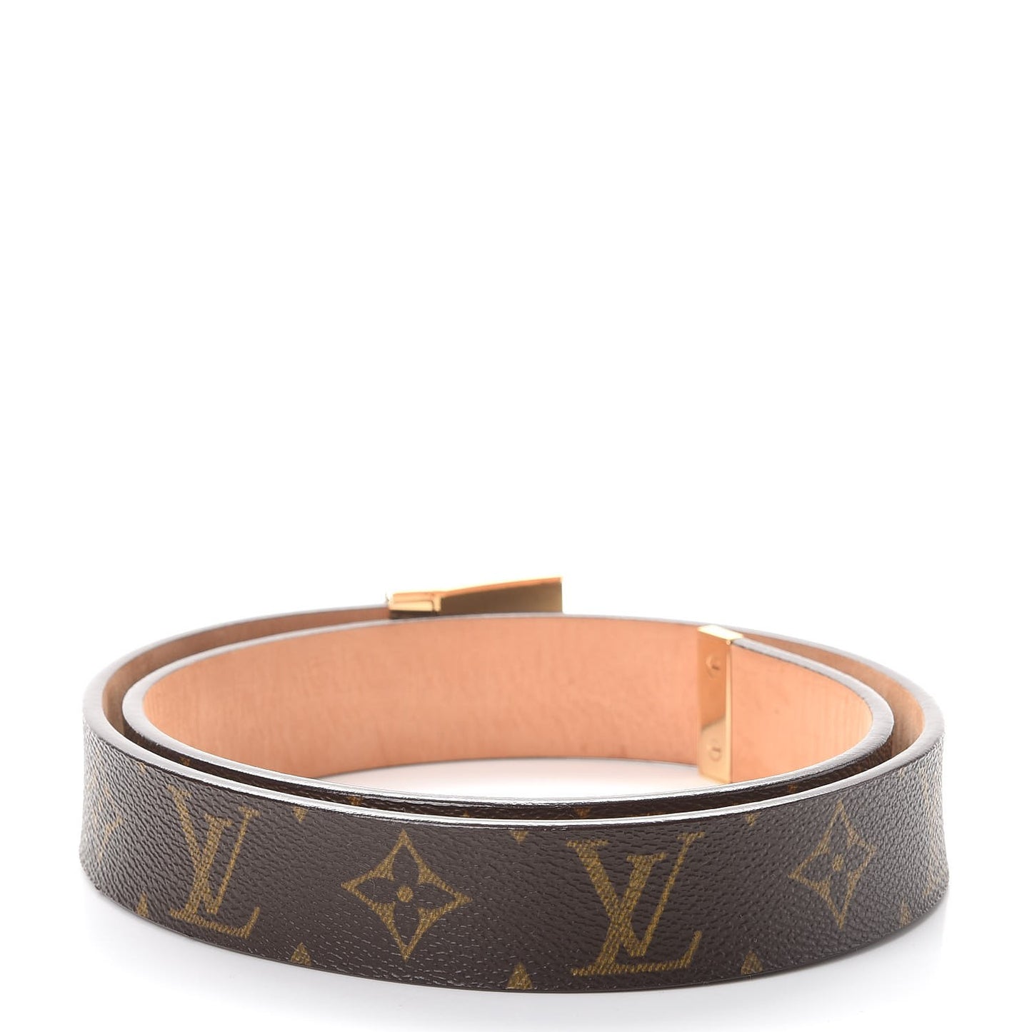 Monogram Ceinture Belt Gold Buckle 85 34