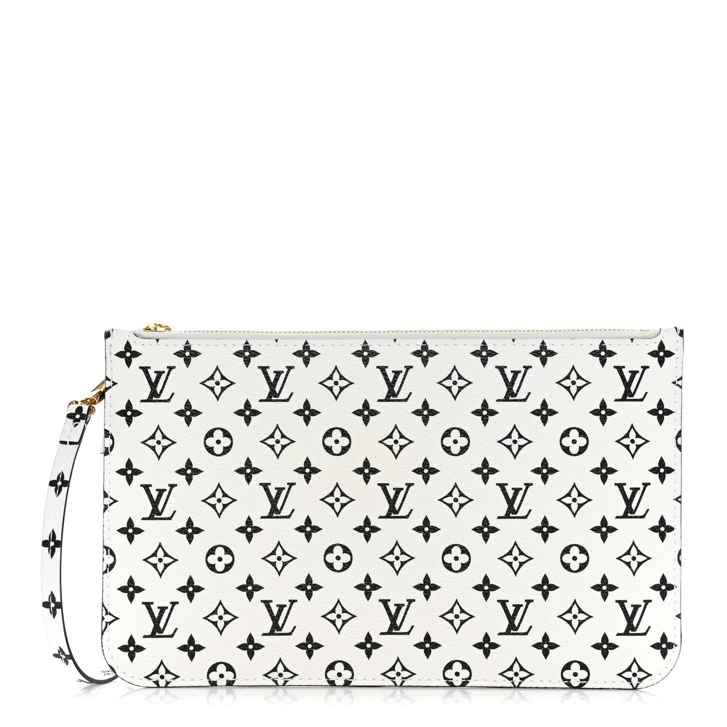 Monogram Giant Neverfull MM GM Pochette White