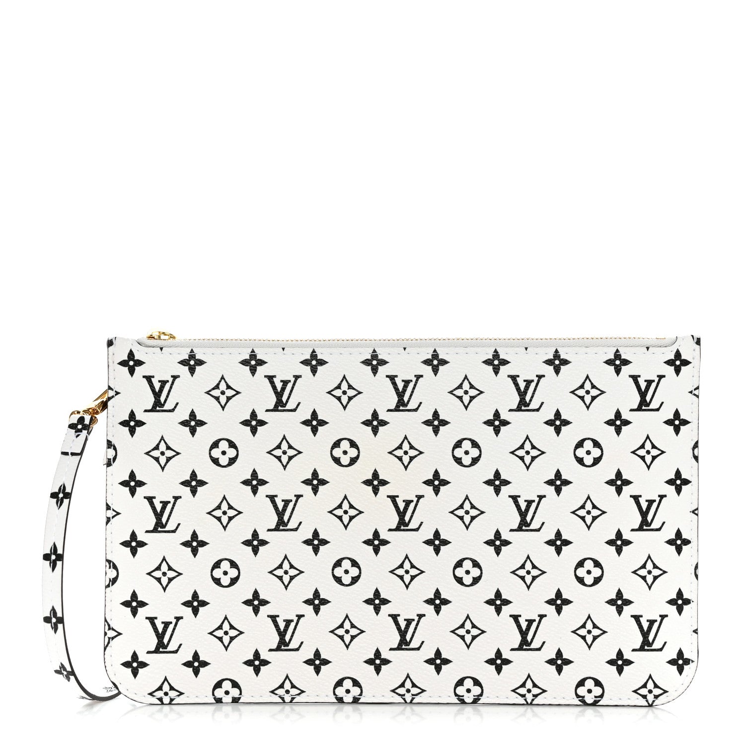 Louis Vuitton Monogram Giant Neverfull MM GM Pochette White 1 of 7