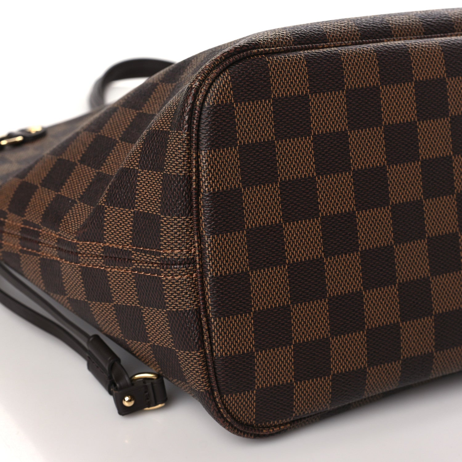 Louis Vuitton Damier Ebene Neo Neverfull MM Rose Ballerine 7 of 9