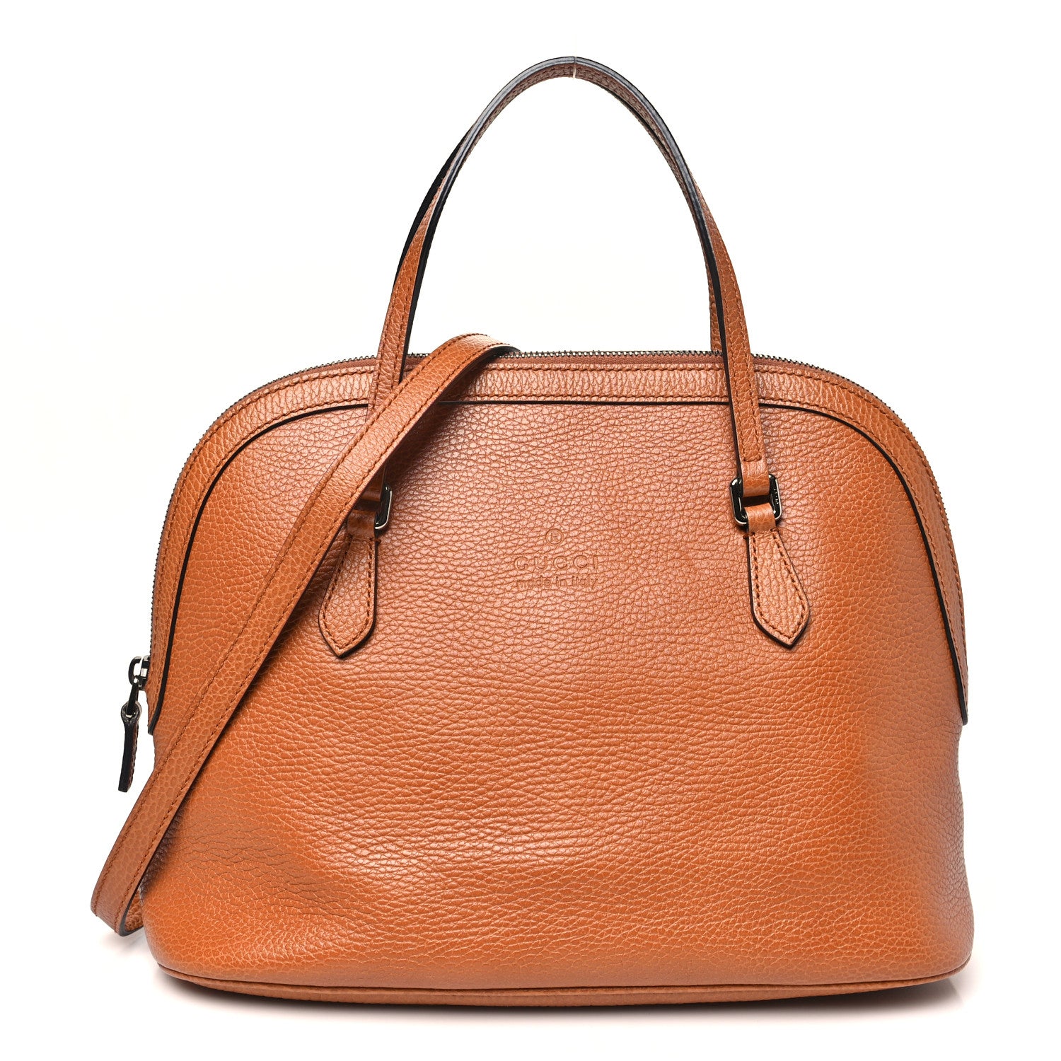 Gucci Calfskin Medium Dome Bag Saffron 1 of 10