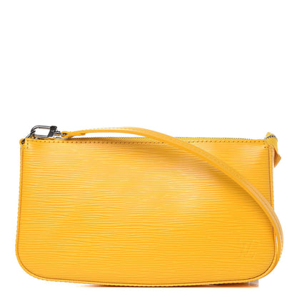 Louis Vuitton Epi Pochette Accessories NM Citron 1 of 13