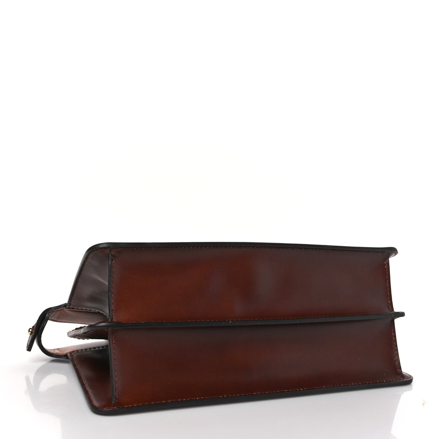 Vitello King Tamponato Medium Peekaboo I SEE U East West Satchel Cuoio