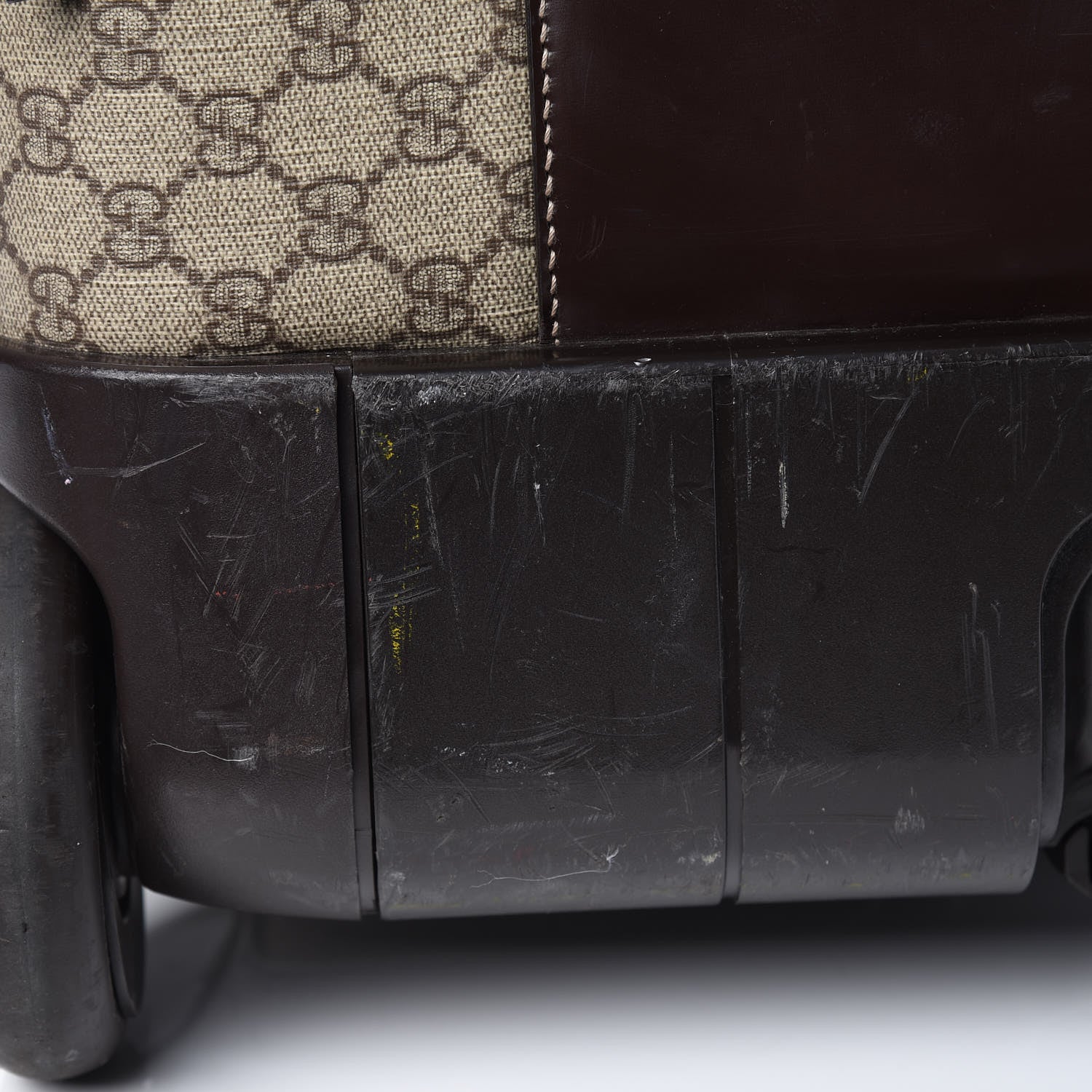 Gucci GG Plus Monogram Trolley Suitcase Dark Brown 23 of 26