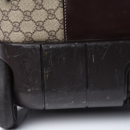 Gucci GG Plus Monogram Trolley Suitcase Dark Brown 23 of 26