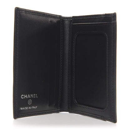 Chanel Lambskin Quilted Card Holder Wallet Black 5 of 8