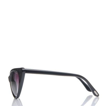 Tom Ford Acetate Nikita Cat Eye Sunglasses TF173 Black 3 of 15
