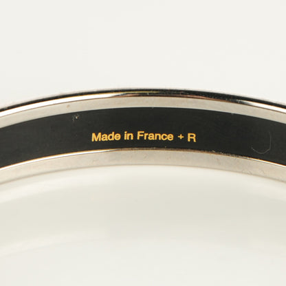 Hermes Enamel Printed Narrow Festival des Amazones Bracelet 62 Orange 5 of 6