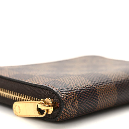 Louis Vuitton Damier Ebene Zippy Coin Purse Rose Ballerine 7 of 8