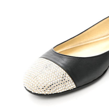 Jimmy Choo Suede Crystal Weber Flats 39 Black 11 of 16