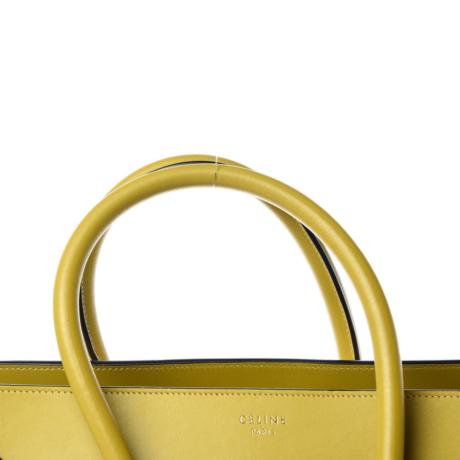 Celine Palmelato Mini Luggage Chartreuse 10 of 12