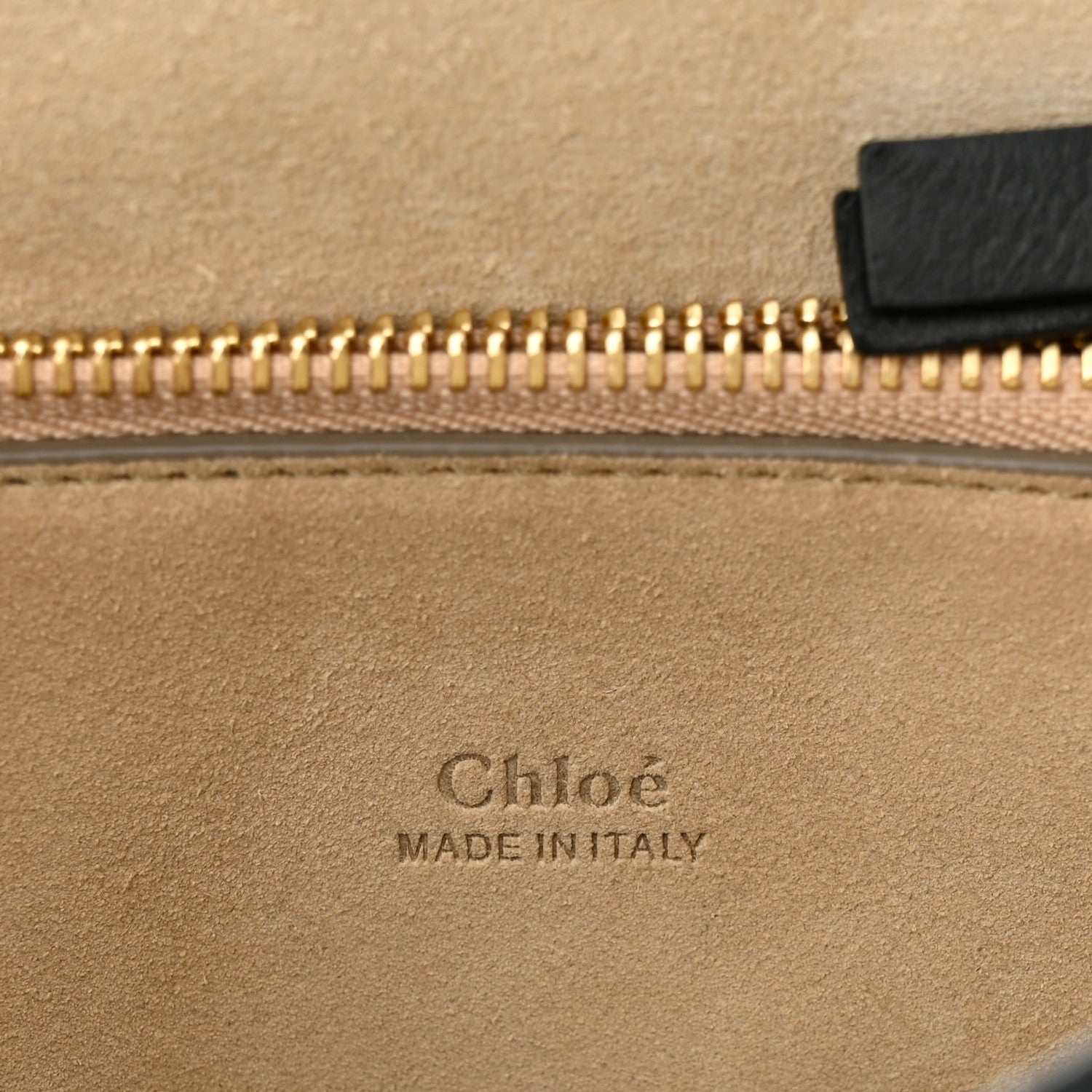 Chloe Suede Wonder Woman Patchwork Medium Faye Shoulder Bag Black 6 of 10