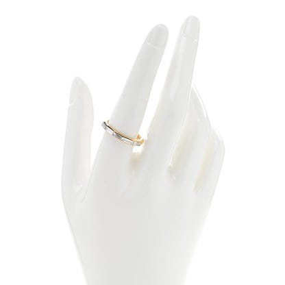 David Yurman 18K Yellow Gold Diamond DY Delaunay Band Ring 58 8.5 2 of 4