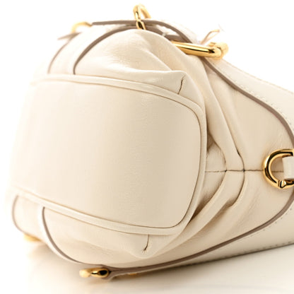 Givenchy Tumbled Calfskin Voyou Harness Shoulder Bag White 9 of 9
