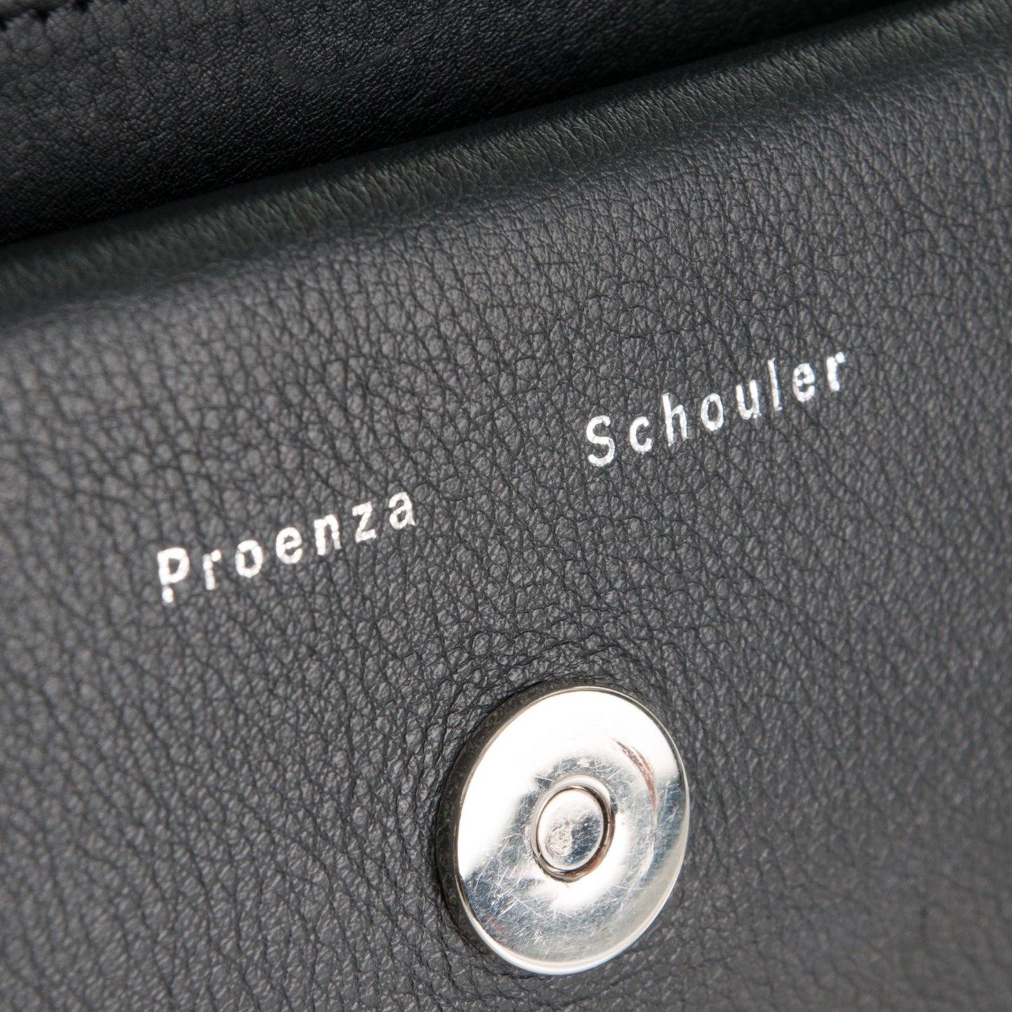 Calfskin PS11 Classic Shoulder Bag Black