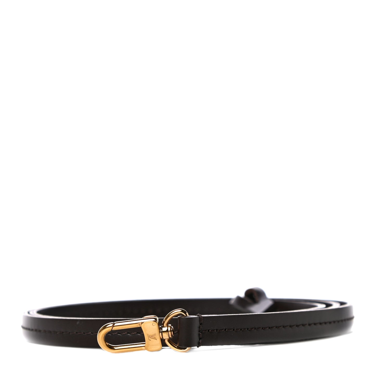 Calfskin Pochette Accessories Strap Brown