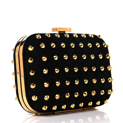 Gucci Studded Broadway Clutch Black 3 of 9