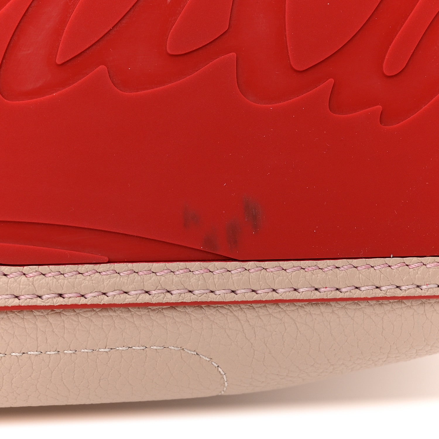 Christian Louboutin Calfskin Spiked Small Cabarock Shopper Tote Rose De Chine 12 of 13