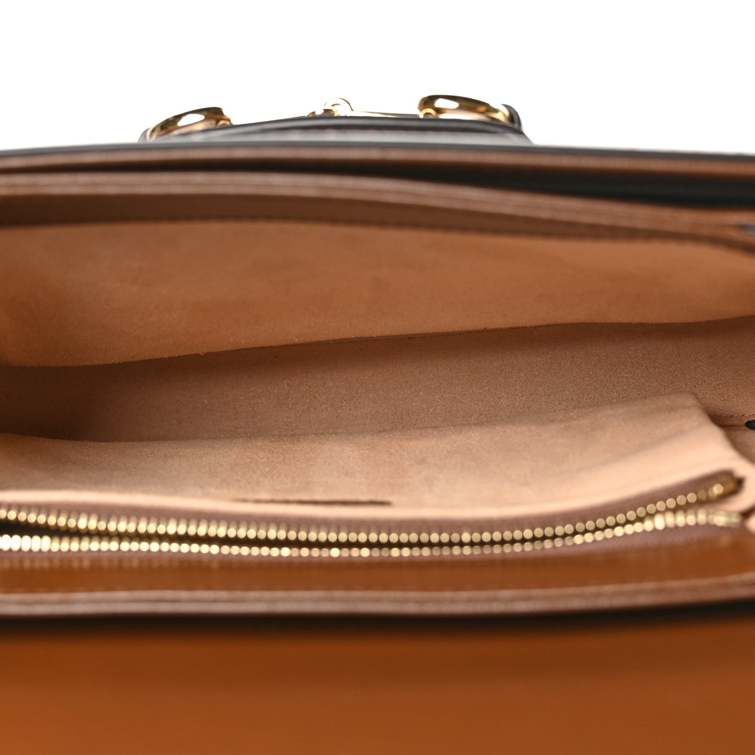 Gucci GG Supreme Monogram Horsebit 1955 Shoulder Bag Beige Brown Sugar 5 of 10